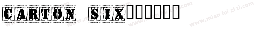 Carton Six字体转换